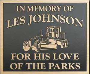 3d bronze sign, 3d photo sign