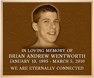 image casting plaque, image-cast plaque